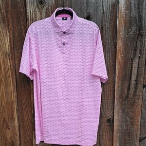 FOOTJOY Athletic Golf Polo Shirt All-over Prints Size L